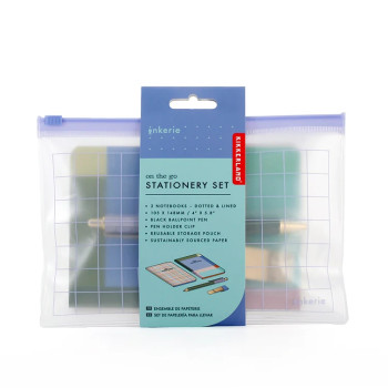 Kikkerland - Inkerie Dosyalı On The Go Stationery Set Kırtasiye Seti Kikkerland - Inkerie Dosyalı On The Go Stationery Set Kırtasiye Seti