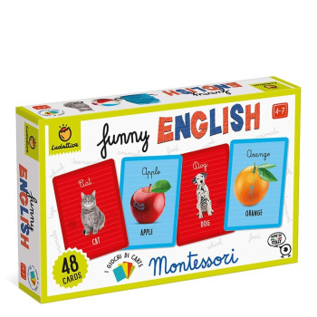 Ludattıca - Kolay İngilizce - Montessori Kartları