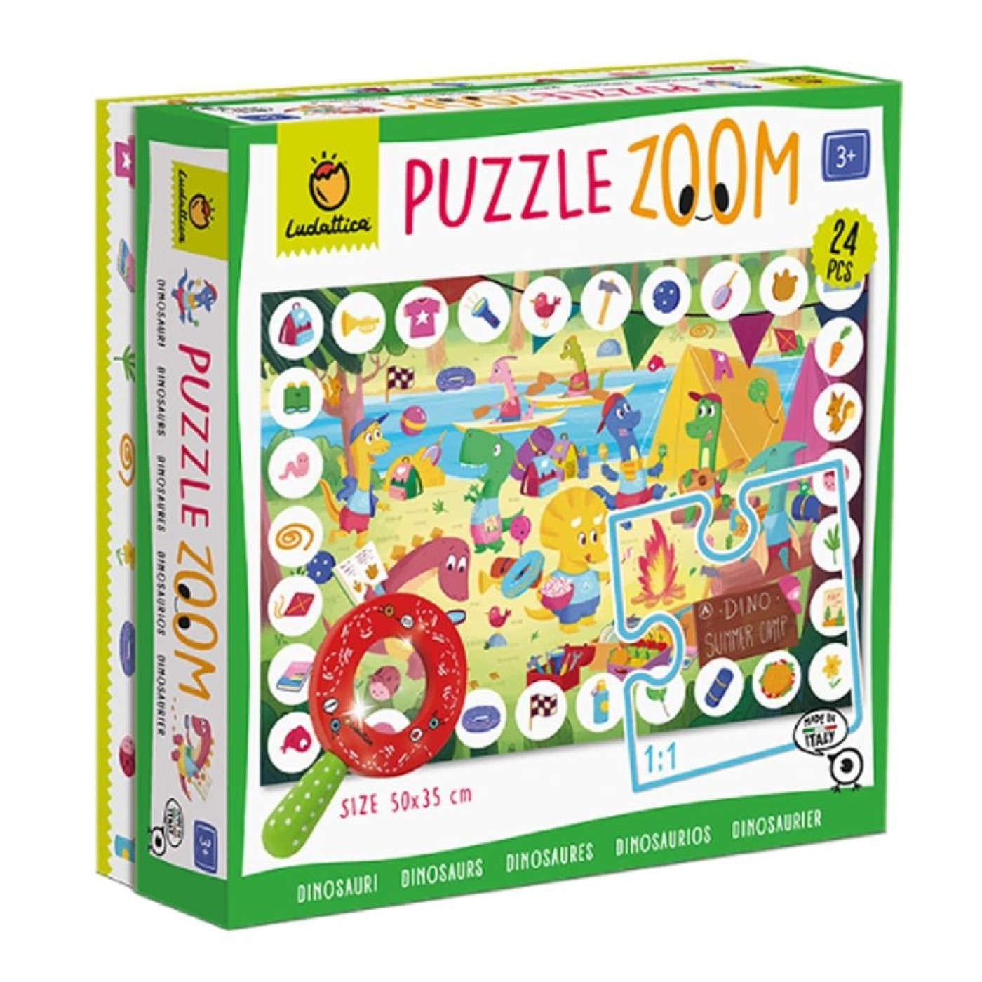 Puzzle Zoom - Dinozor - 8057158623164 - 8057158623164