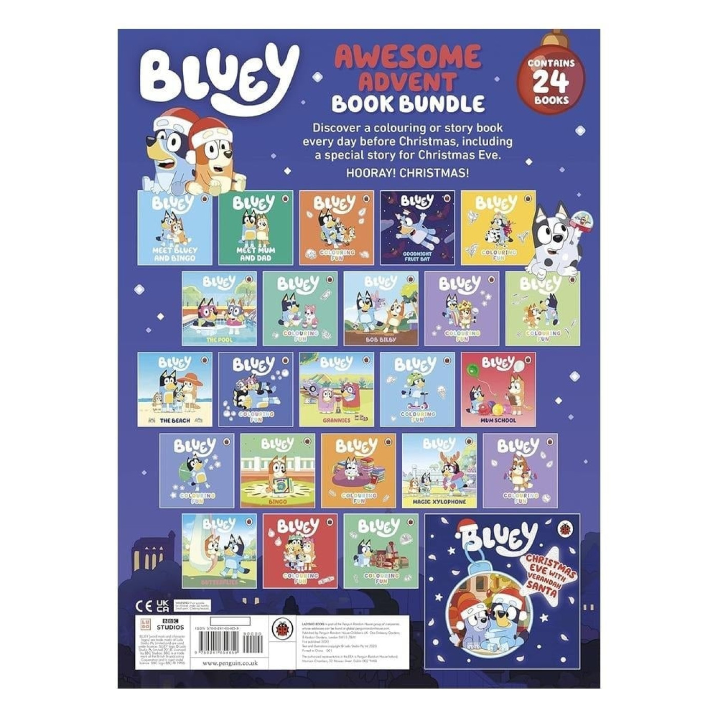 Bluey - Awesome Advent Book Bundle - 9780241654859 Bluey - Awesome Advent Book Bundle - ST01180 - 9780241654859