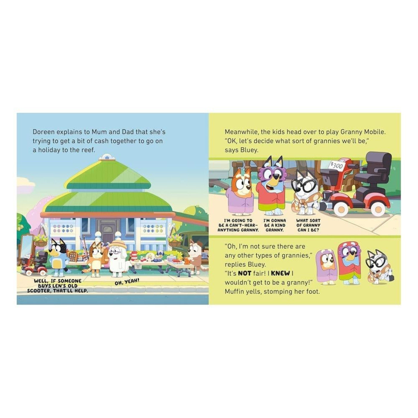 Ladybird Bluey - Granny Mobile - Board Book - 499,00TL TL - Kiki's Corner Ladybird Bluey - Granny Mobile - Board Book - Hikaye Kitapları Görseli