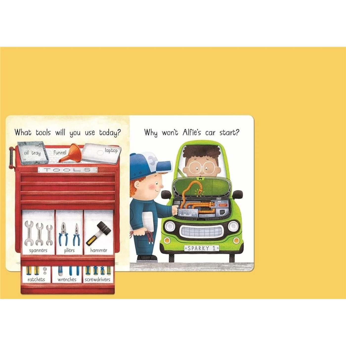 Ladybird Busy Day - Mechanic - 669,00TL TL - Kikis Corner Busy Day - Mechanic - Bebek Kitapları Görseli