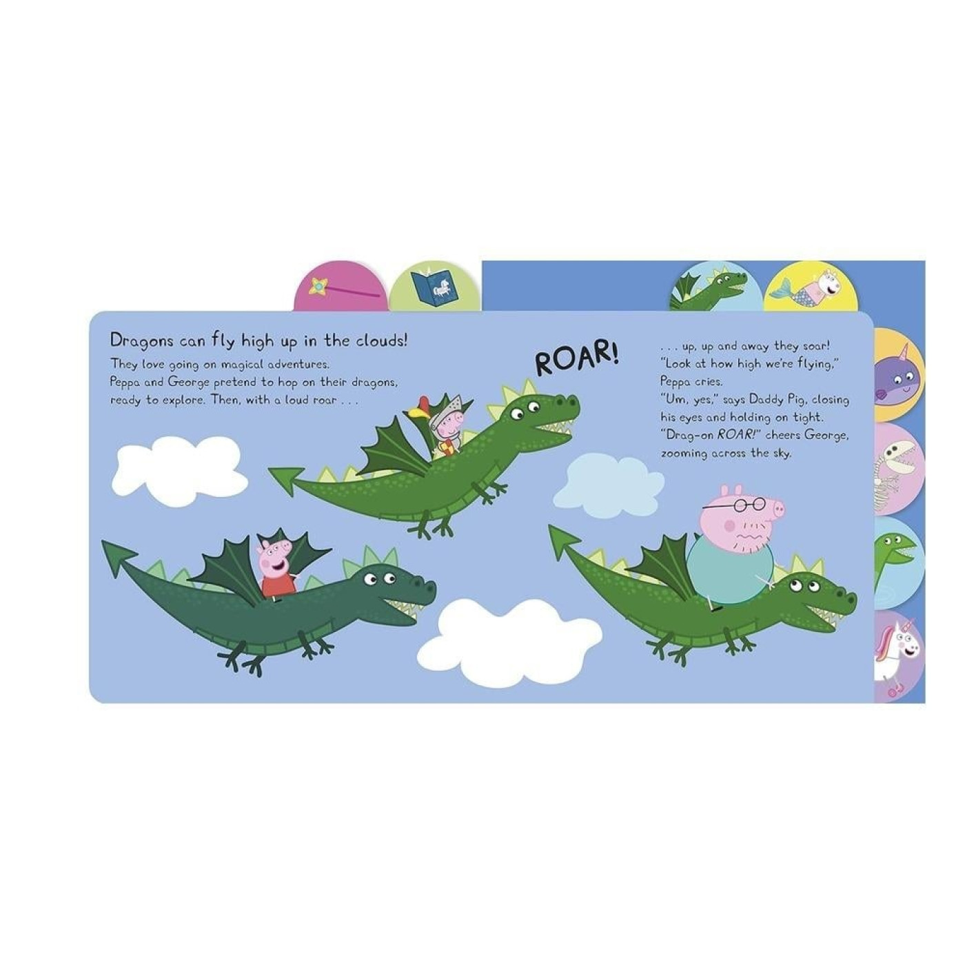 Peppa Pig - Magical Creatures Tabbed Board Book - 9780241543368 Peppa Pig - Magical Creatures Tabbed Board Book - ST01195 - 9780241543368