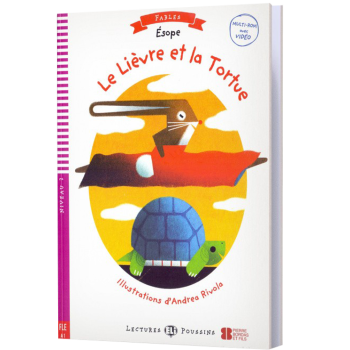 Les Lectures Naturel - Le Lıvevre Et La Tortue - Fransızca Masal Kitabı
