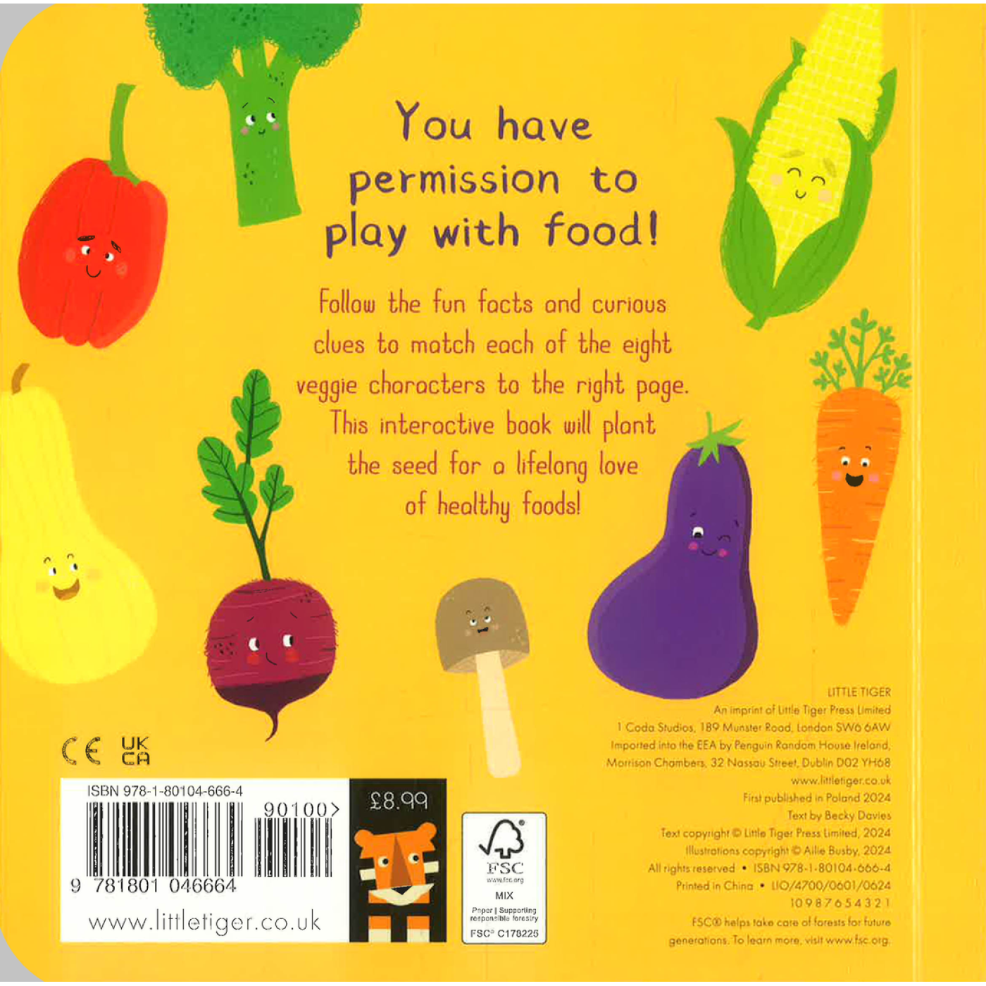 Little Tiger Group - We Love Veggies - Bebek Kitapları Görseli