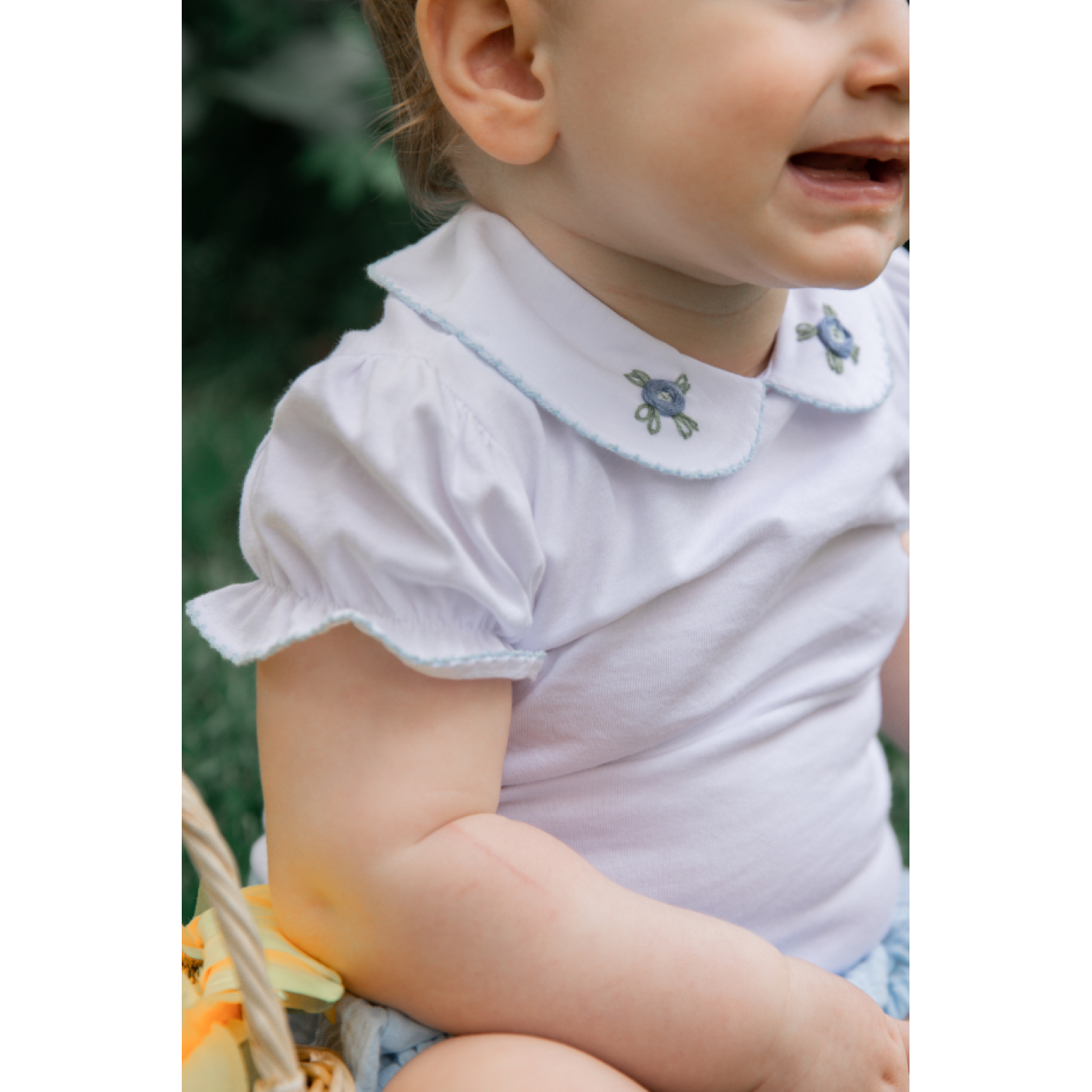 Lou Lou Baby Raya Rose Nakışlı Body