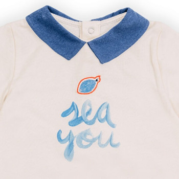 Lou Lou - Lucas Sea You Erkek Bebek Tulum Lou Lou - Lucas Sea You Erkek Bebek Tulum