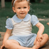 Lou Lou - Flora Mavi/Ekru 2Li Kız Bebek Seti Lou Lou - Flora Mavi/Ekru 2Li Kız Bebek Seti
