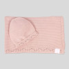 Lou Lou Baby Violet Triko Battaniye & Bere Set Pembe