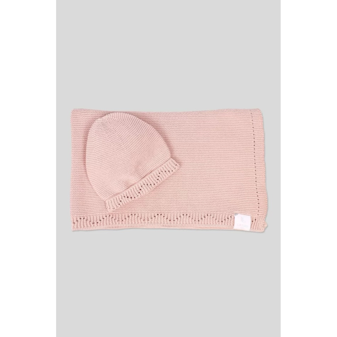 Lou Lou Baby Violet Triko Battaniye & Bere Set Pembe