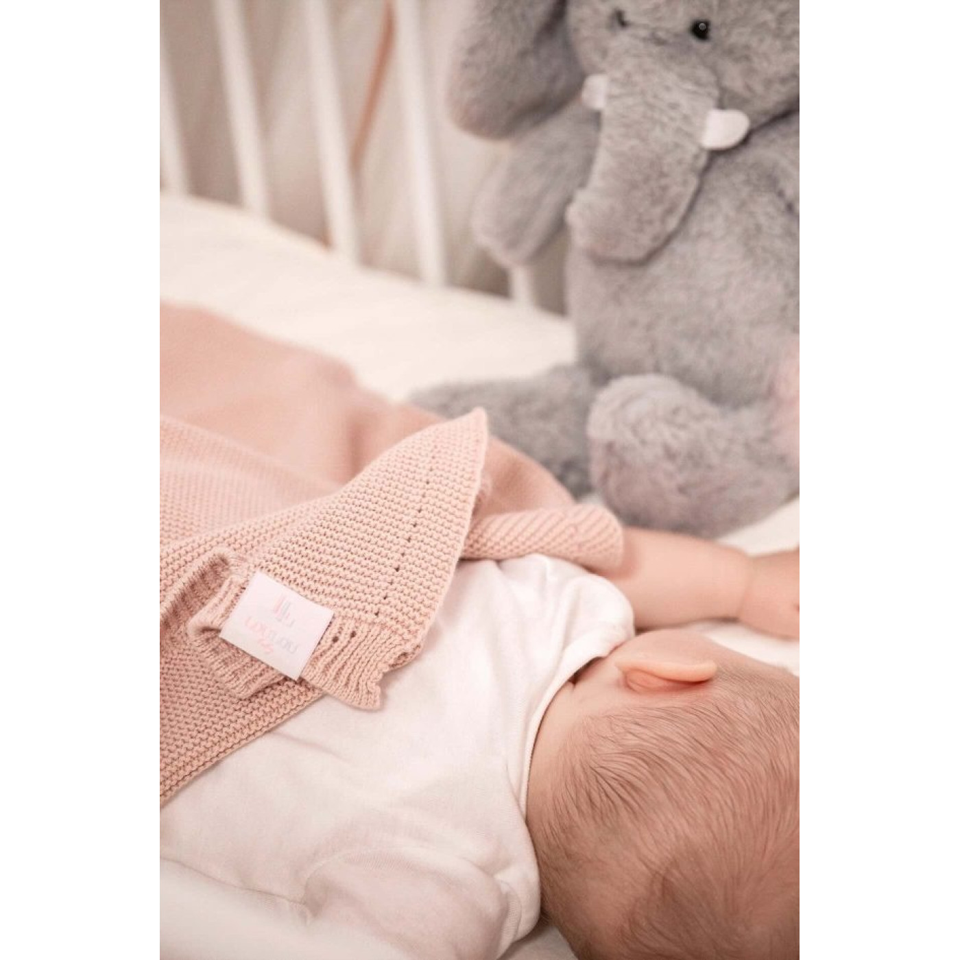 Lou Lou Baby Violet Triko Battaniye & Bere Set Pembe