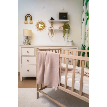 Lou Lou Baby Violet Triko Battaniye & Bere Set Pembe Lou Lou Baby Violet Triko Battaniye & Bere Set Pembe