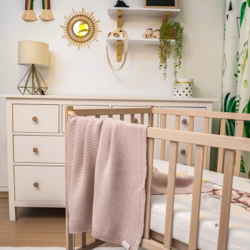 Lou Lou Baby Violet Triko Battaniye & Bere Set Pembe