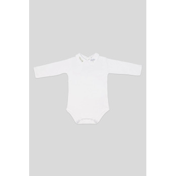 Lou Lou Baby Bebe Yaka Body Unisex -(Yusufçuk İşlemeli)