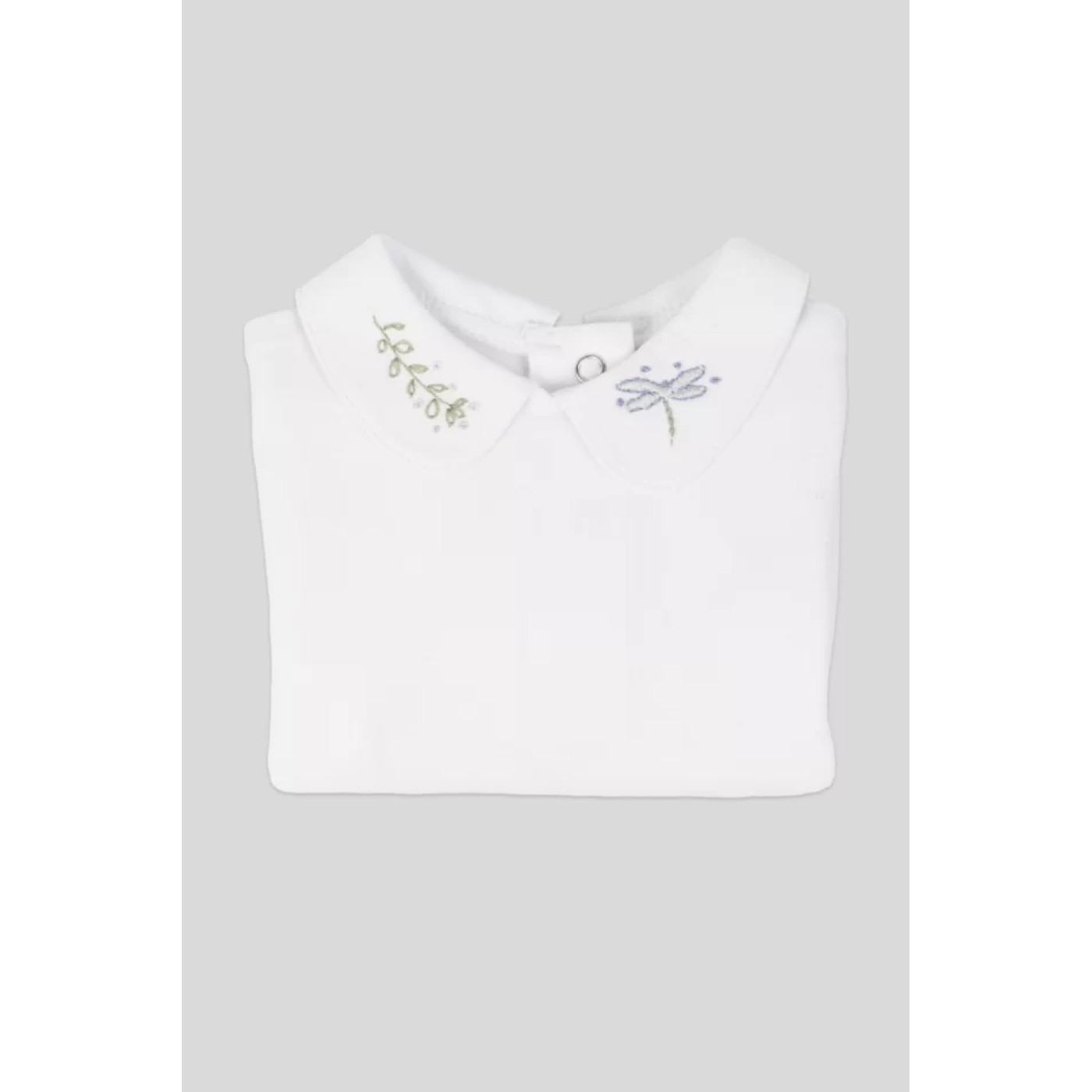 Lou Lou Baby Bebe Yaka Body Unisex -(Yusufçuk İşlemeli)