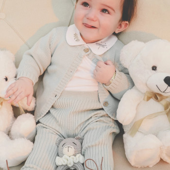 Lou Lou Baby Bebe Yaka Body Unisex -(Yusufçuk İşlemeli)