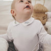 Lou Lou Baby Bebe Yaka Body Unisex -(Yusufçuk İşlemeli)