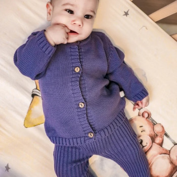 Lou Lou Baby Triko Takım Mavi