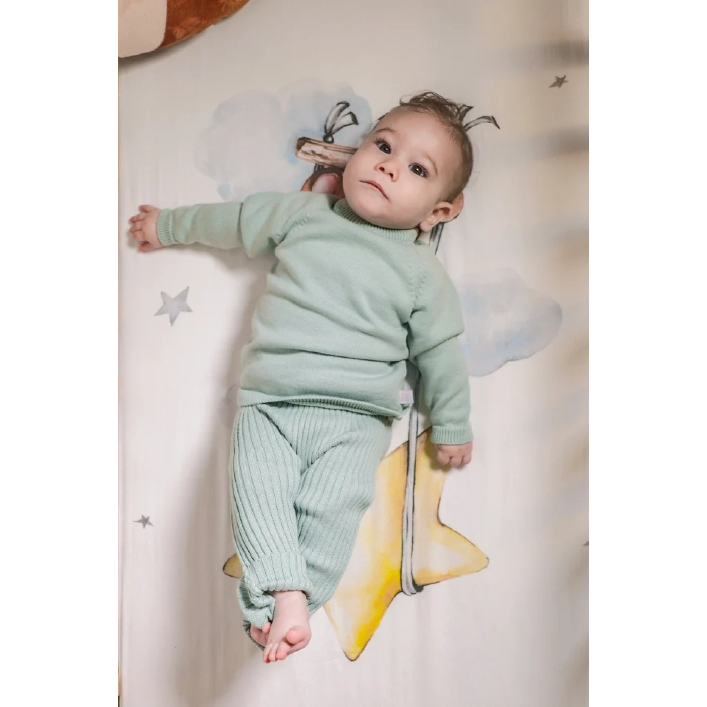 Lou Lou Baby Triko Takım Yeşil