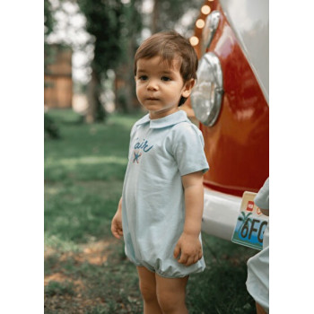 Lucas L'Air Açık Mavi Erkek Bebek Tulum Lucas L'Air Açık Mavi Erkek Bebek Tulum