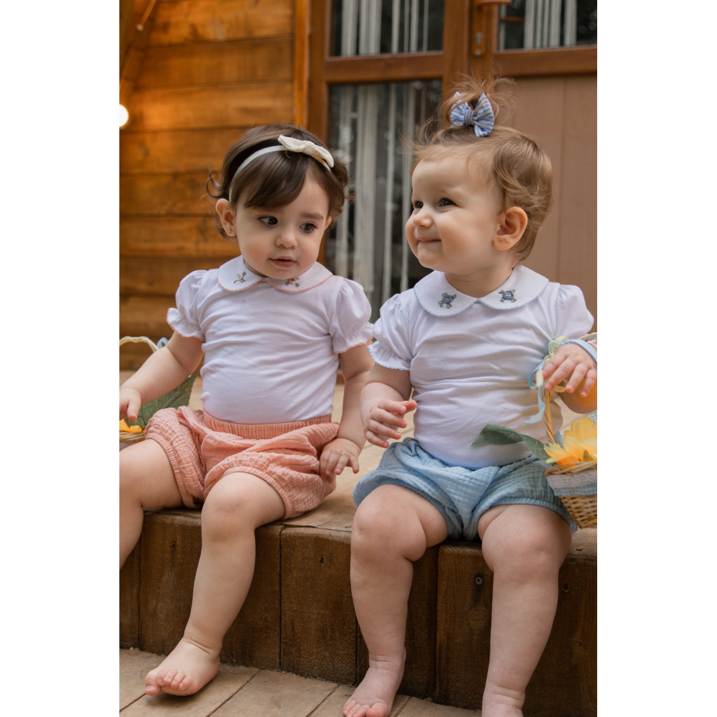 Lou Lou Baby Raya Rose Nakışlı Body