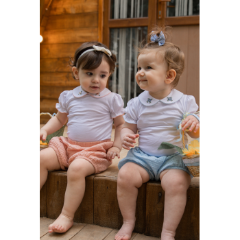 Lou Lou Baby Raya Rose Nakışlı Body