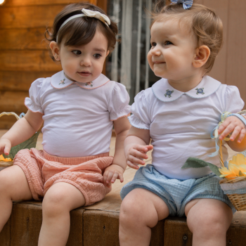 Lou Lou Baby Raya Rose Nakışlı Body