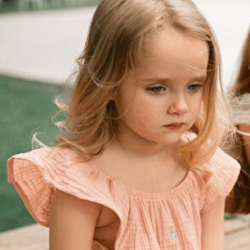 Lou Lou - Olivia Somon Müslin Kız Çocuk Elbise