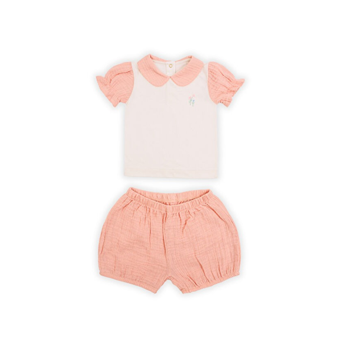 Flora Somon Kız Bebek 2'li Set 36 Ay - LL-FLORALS-04 - 8684278026065