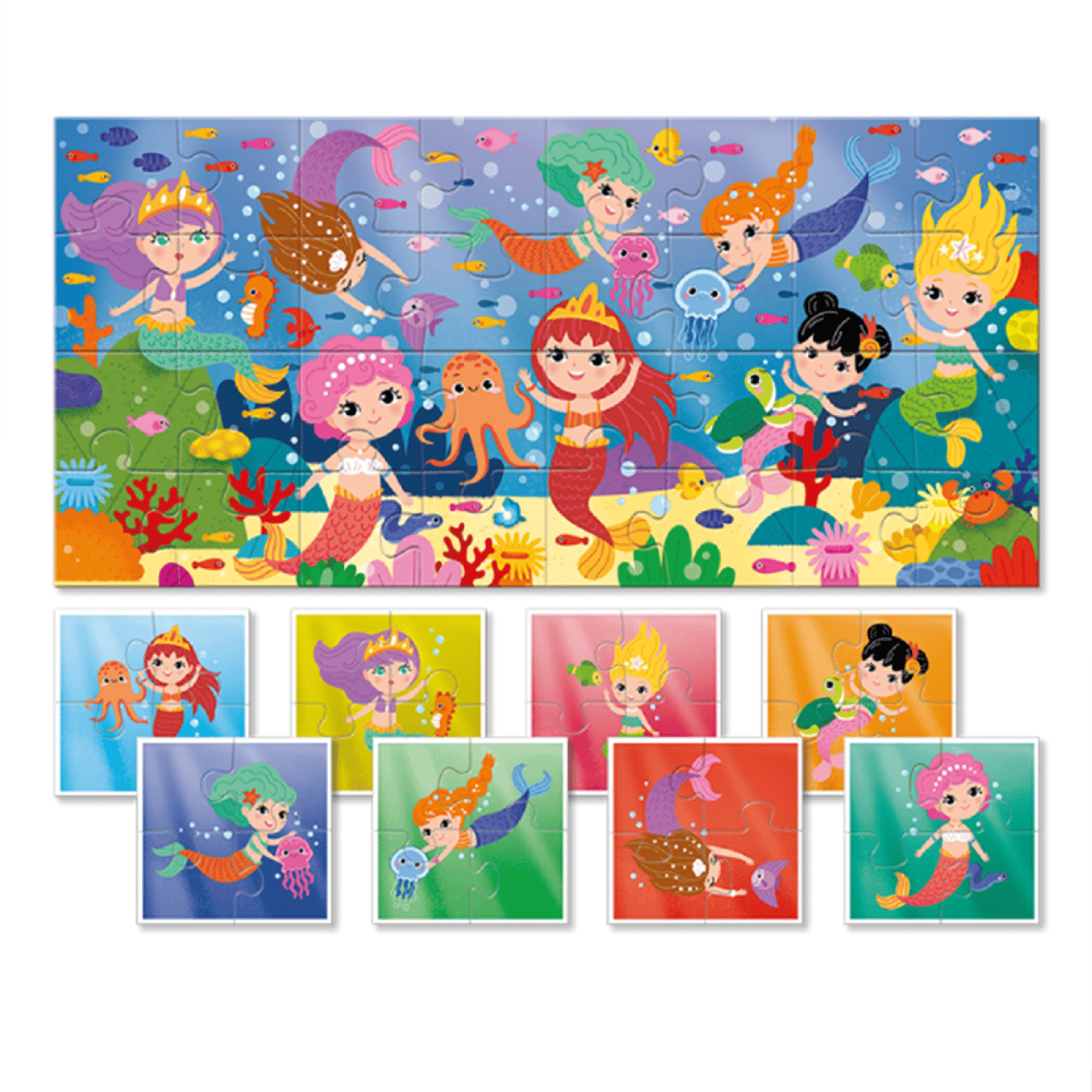 Bebekler için Puzzle - Deniz Kızları - 8057158623157 - 8057158623157