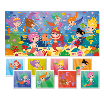 Bebekler için Puzzle - Deniz Kızları