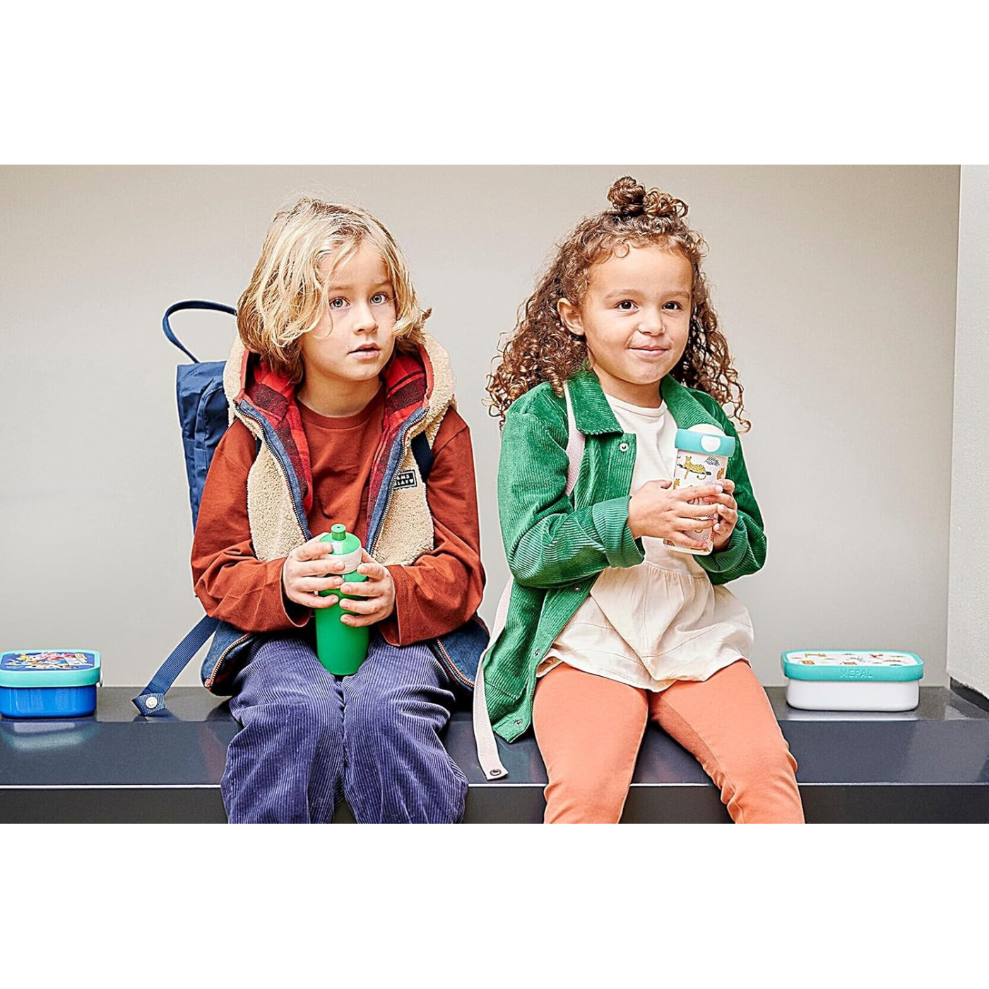 Drinking Bottle Pop-Up Campus 400 Ml - Lime - 107410090500 - 8711269947037