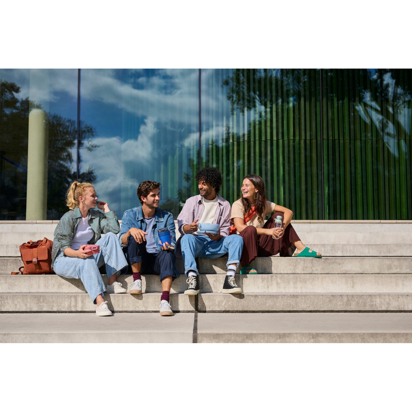 Bento Lunch Box Take A Break Large - Nordic Pink - 8711269947747 - 8711269947747