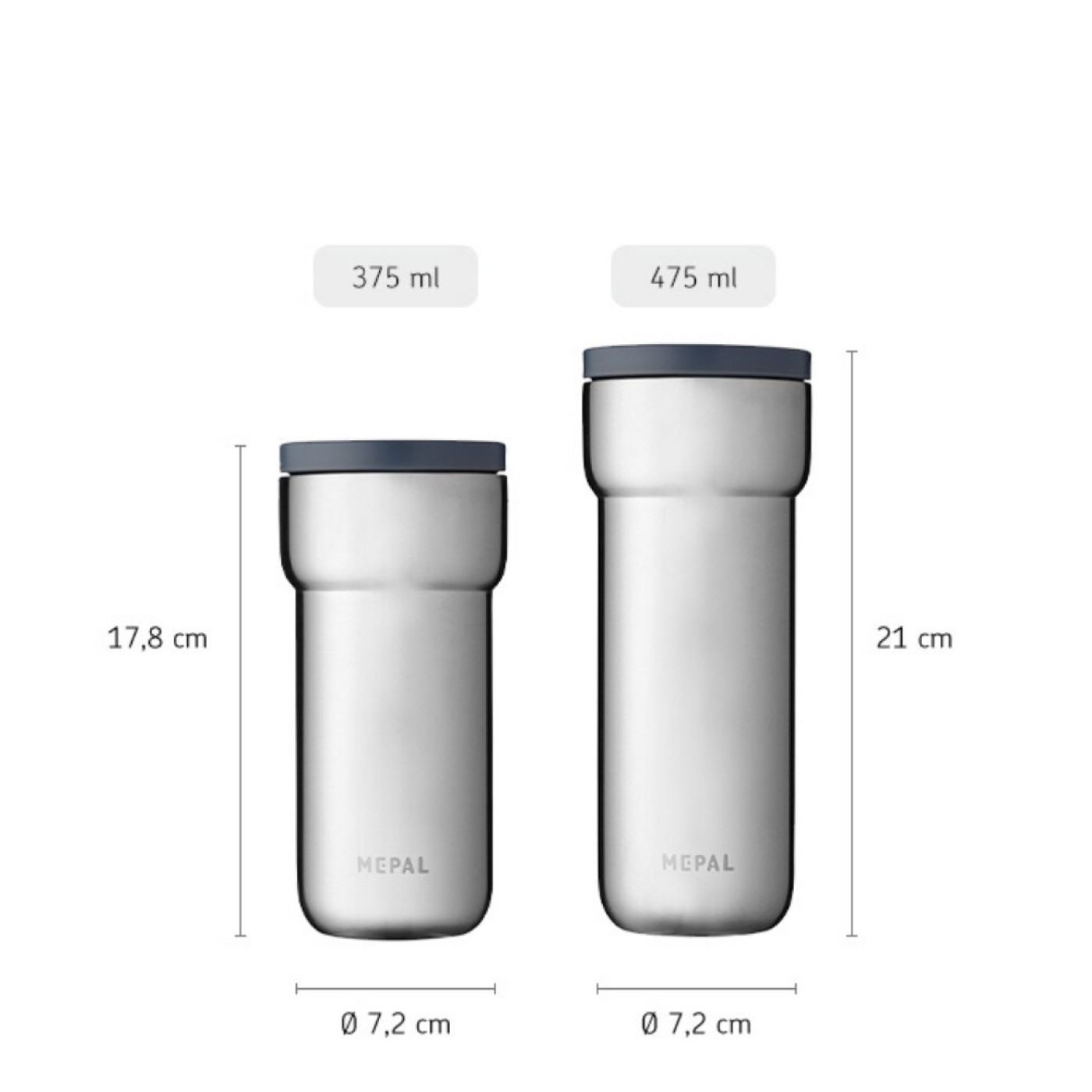 İnsulated Mug Ellipse 475 Ml - Nordic Denim - 8711269987422 - 8711269987422