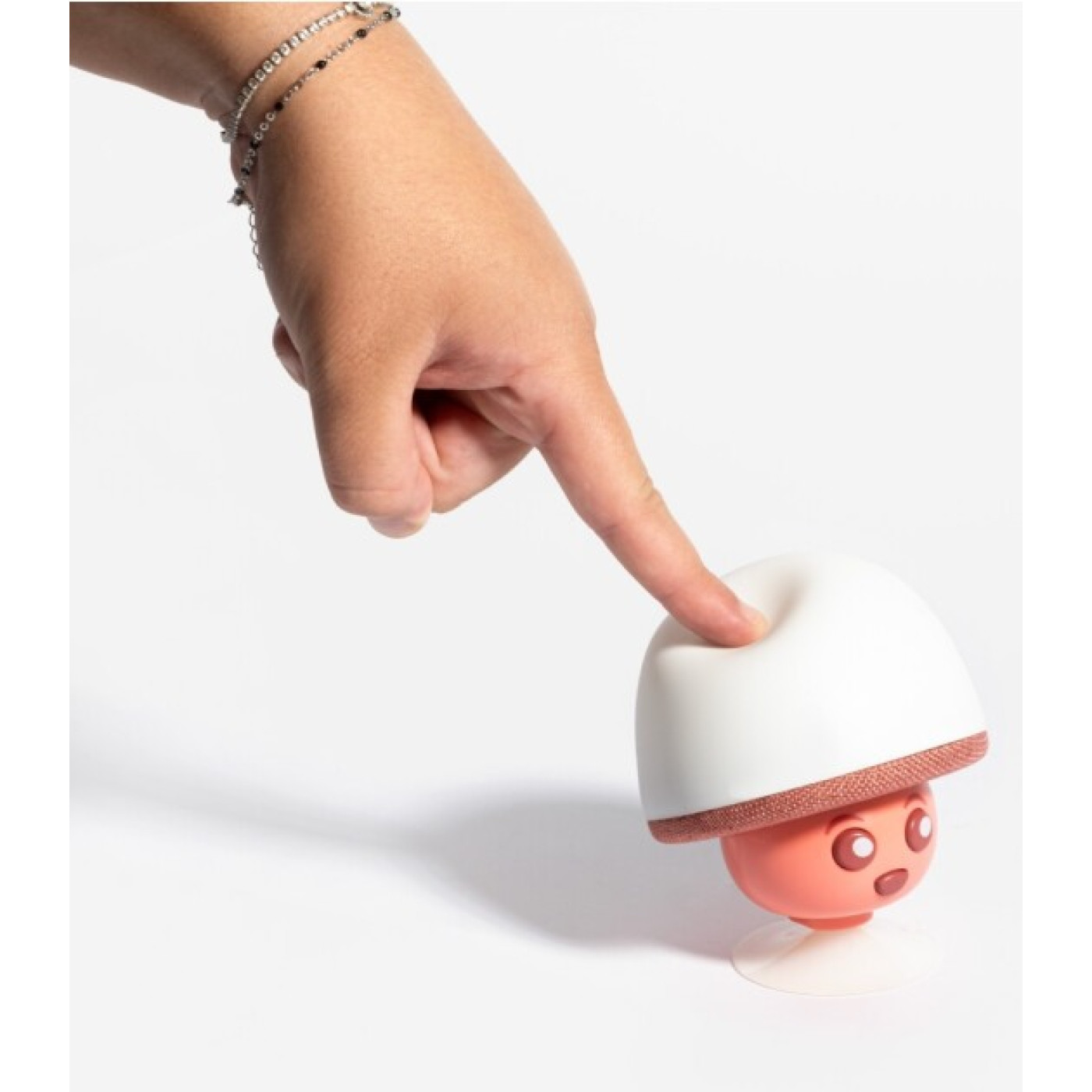 Mega Mush Işıklı Bluetooth Hoparlör – Kırmızı - MMUSH-RD-01 - 3701613300774