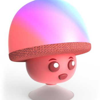 Mega Mush Işıklı Bluetooth Hoparlör – Kırmızı