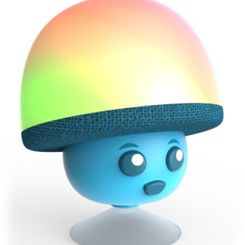 Mega Mush Işıklı Bluetooth Hoparlör - Mavi