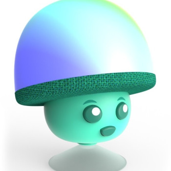 Mega Mush Işıklı Bluetooth Hoparlör - Yeşil