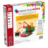 Magna-Tiles - İnşaat - 32 Parça - 21632 - 850025176040