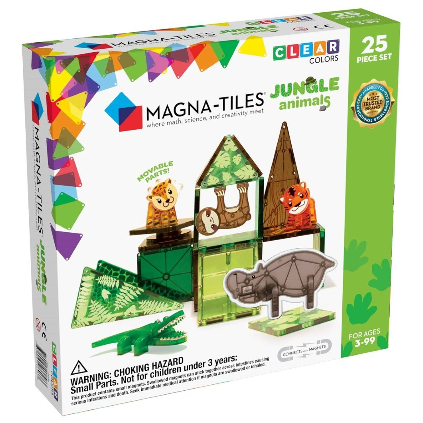 Magna-Tiles - Orman - 25 Parça - 21225 - 850025176033
