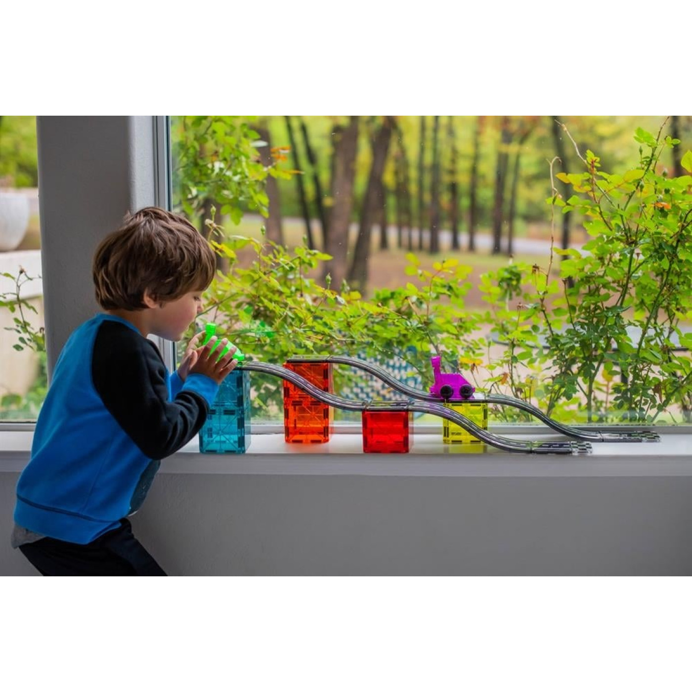 Magna-Tiles - Downhill Duo 40-Piece Set - Yokuş Aşağı 2li - 40 Parça - 23840 - 850025176231