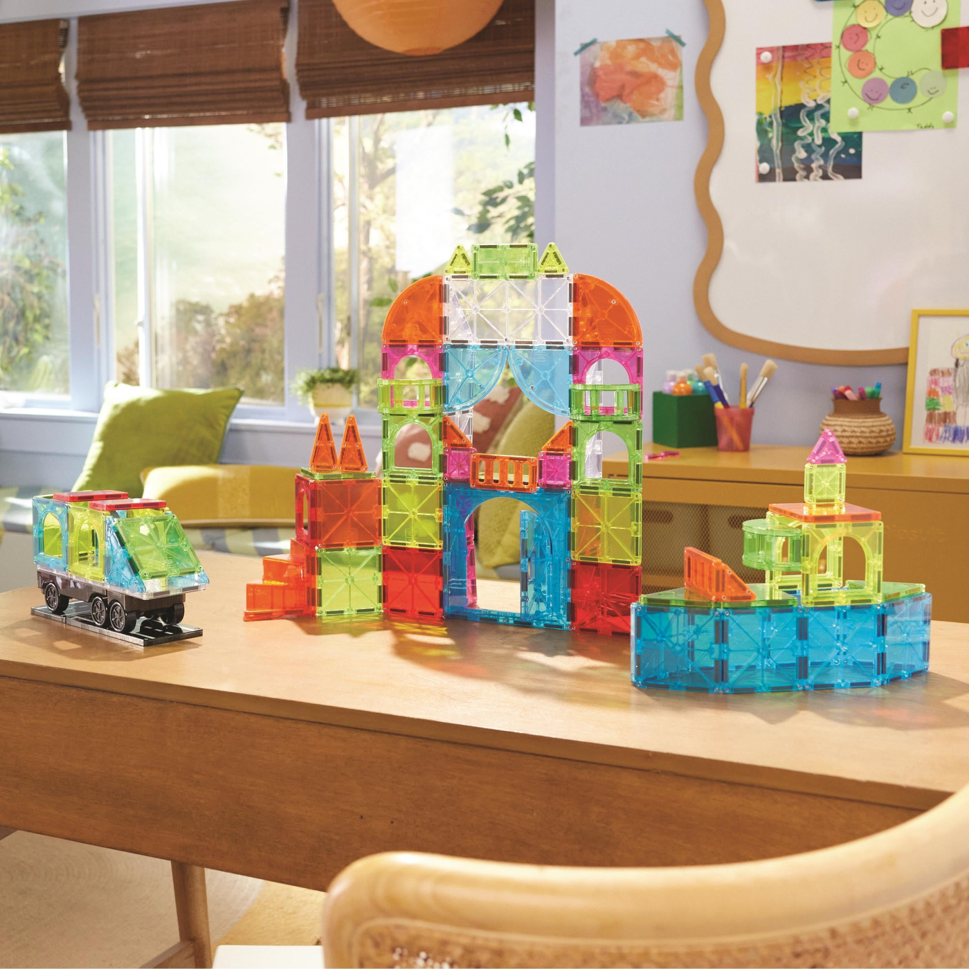 MAGNA-TILES® - City Center Manyetik Bloklar - 110 Parçac