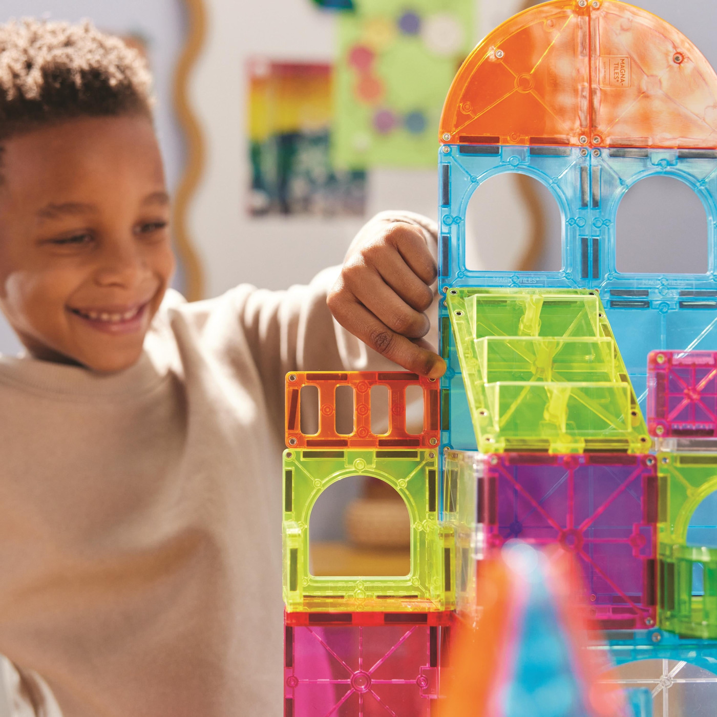 MAGNA-TILES® - City Center Manyetik Bloklar - 110 Parçac