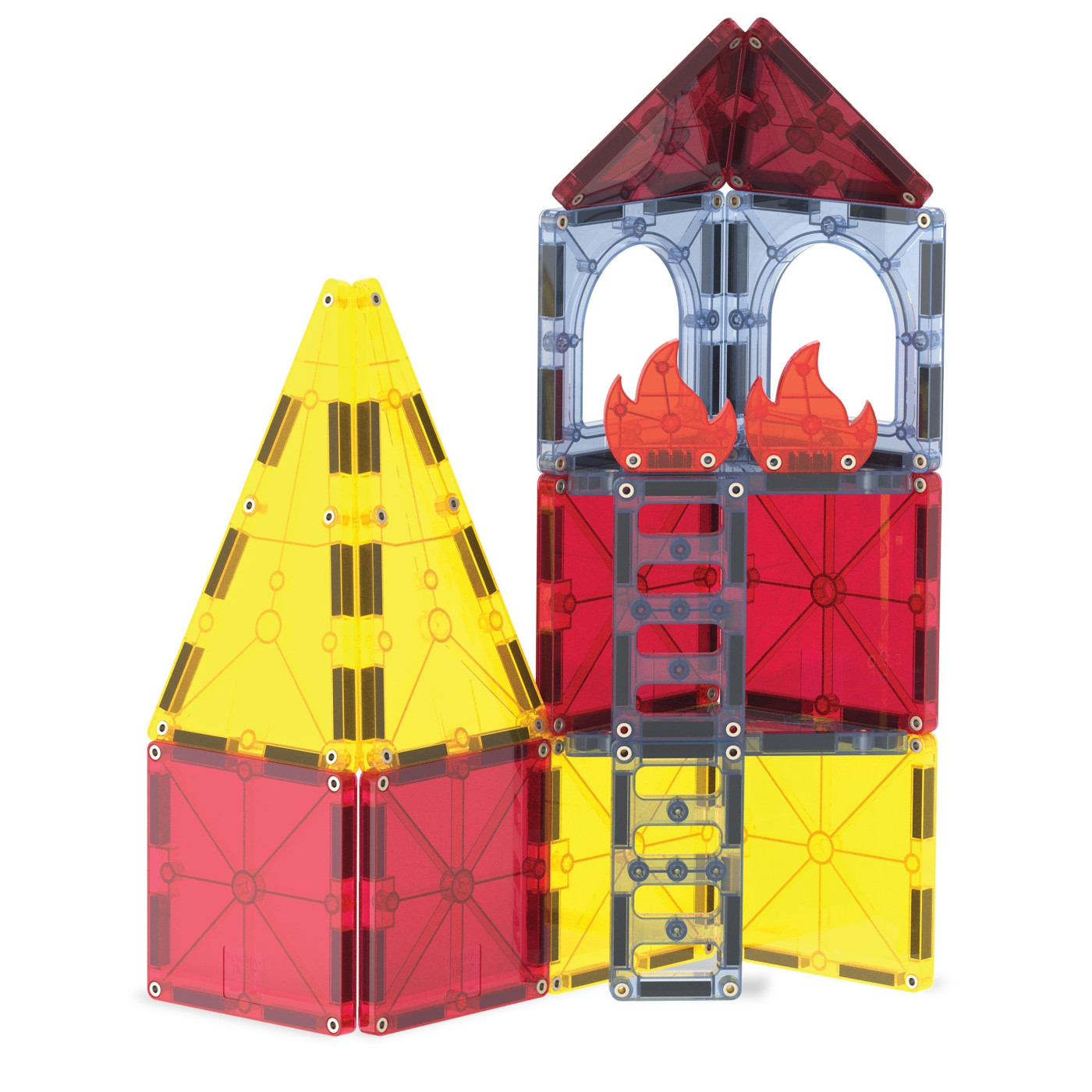 MAGNA-TILES® - Fire Rescue Manyetik Bloklar - 27 Parça - 252027FR - 850025176521