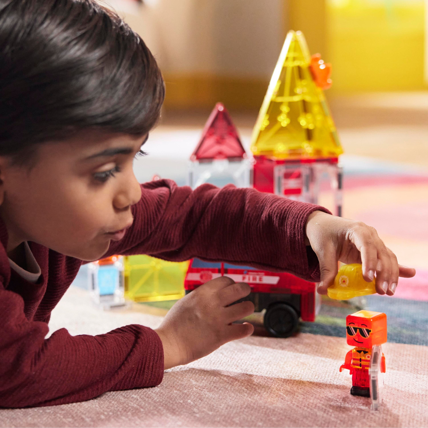 MAGNA-TILES® - Fire Rescue Manyetik Bloklar - 27 Parça - 252027FR - 850025176521