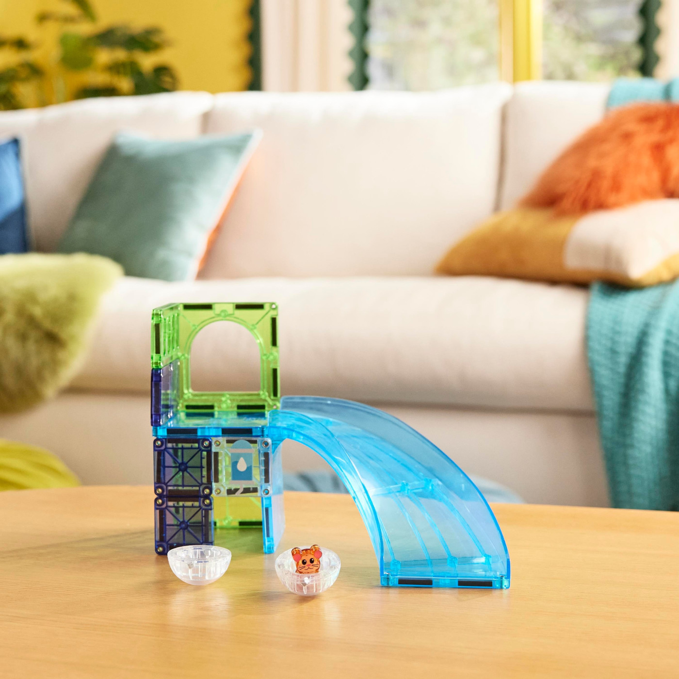 MAGNA-TILES® - Hamster Ball Manyetik Bloklar - 13 Parça