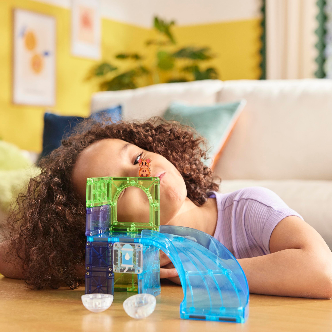 MAGNA-TILES® - Hamster Ball Manyetik Bloklar - 13 Parça