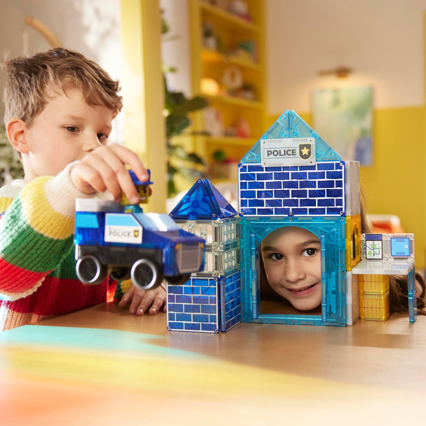 MAGNA-TILES® - Police Station Manyetik Bloklar - 35 Parça - 252035PS - 850025176477
