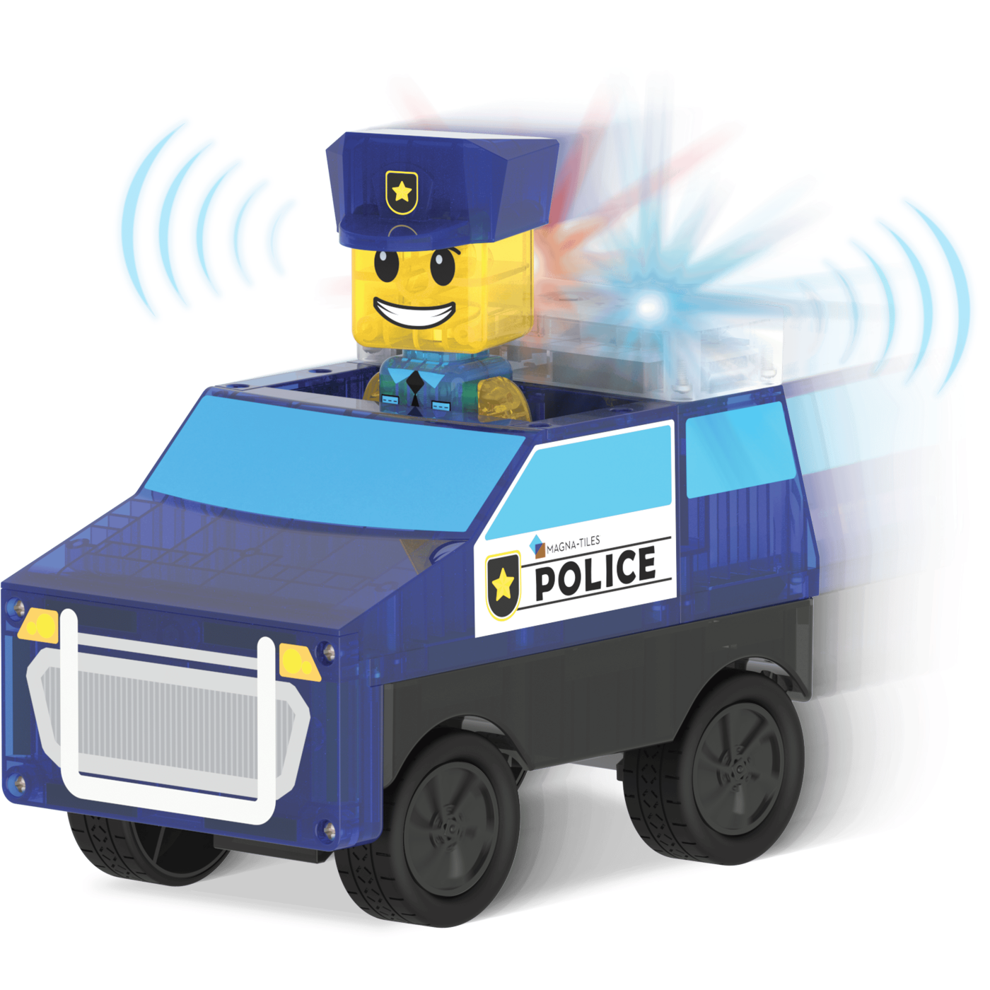 MAGNA-TILES® - Police Station Manyetik Bloklar - 35 Parça - 252035PS - 850025176477