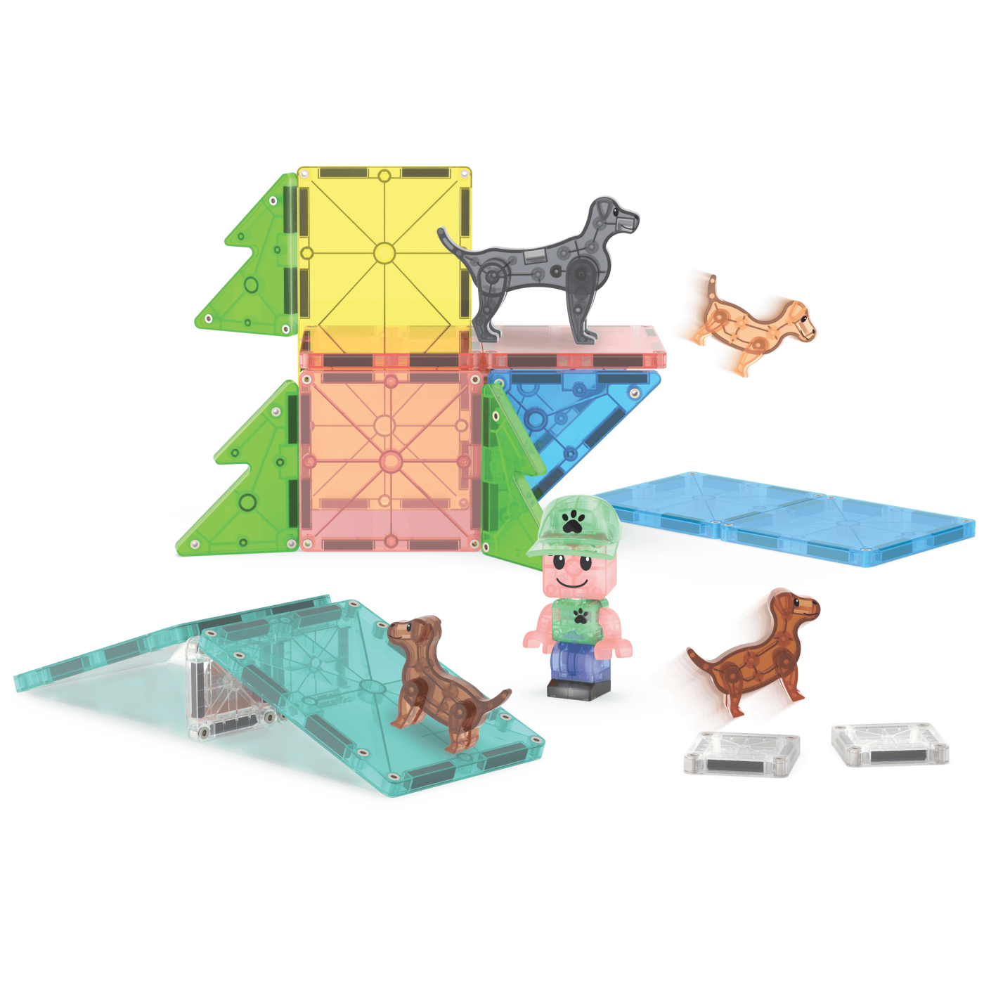 MAGNA-TILES® - Puppy Park Manyetik Bloklar - 27 Parça - 252027DD - 850025176507